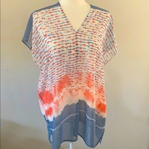 Cabi yacht blouse , style #5118, size medium sheer blouse